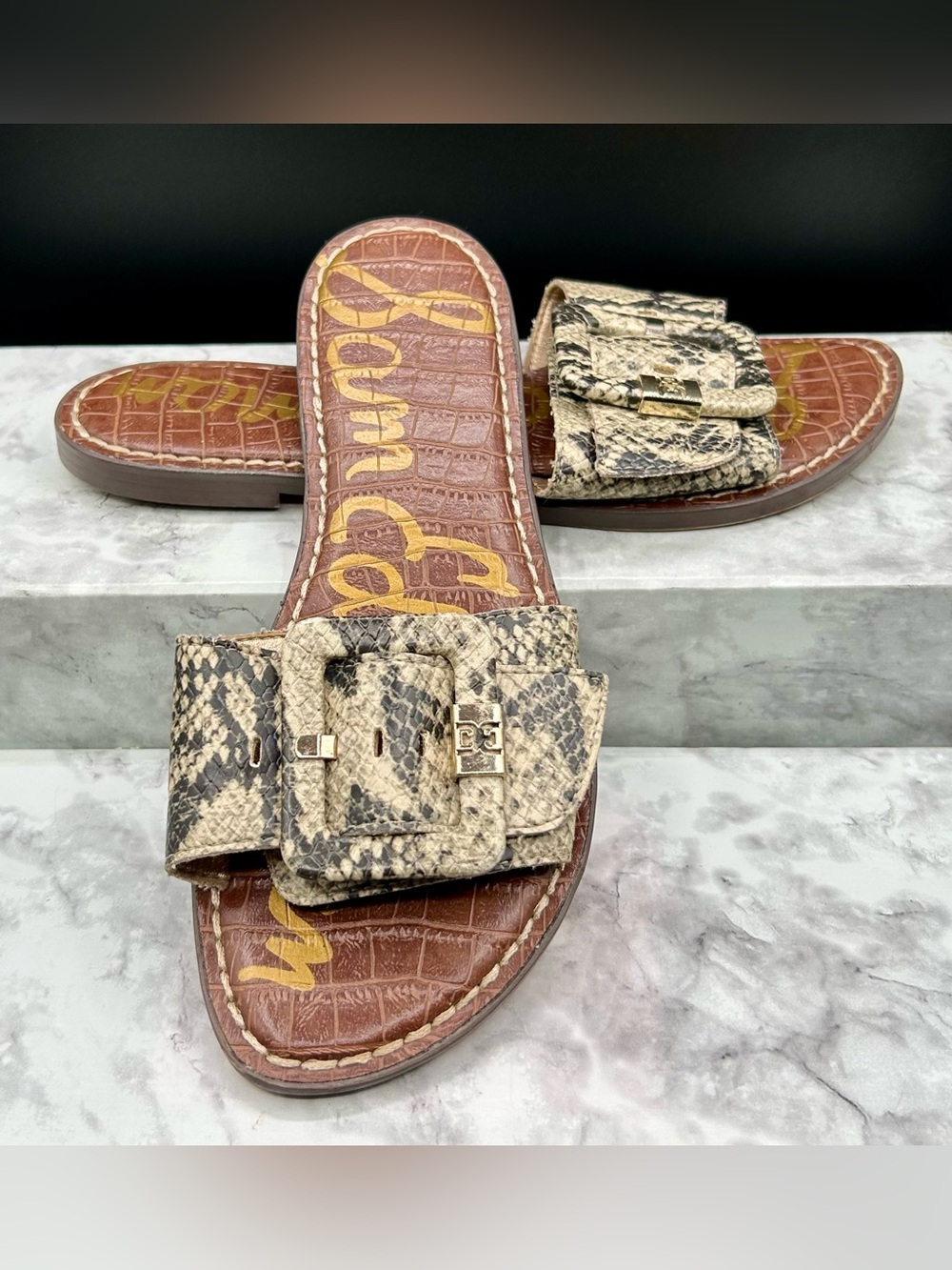 SAM EDELMAN Slide Sandals. Size 6